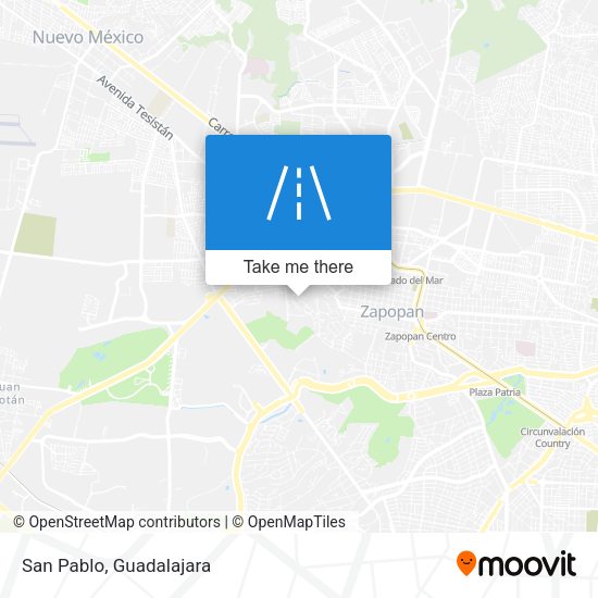 Mapa de San Pablo