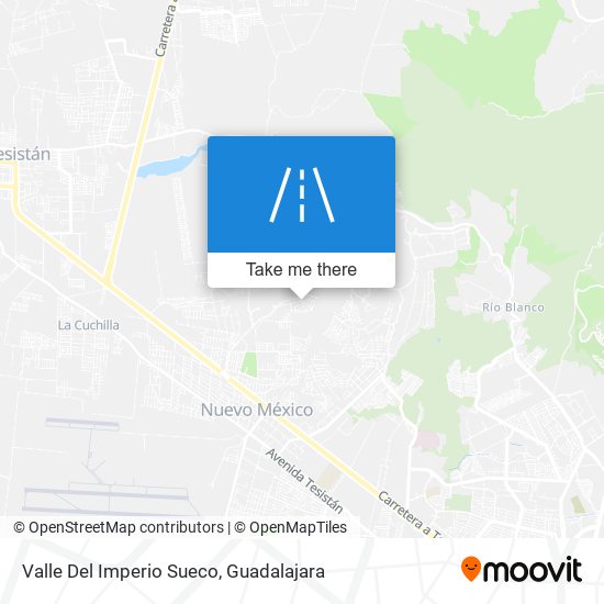 Valle Del Imperio Sueco map