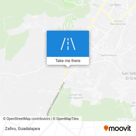 Mapa de Zafiro
