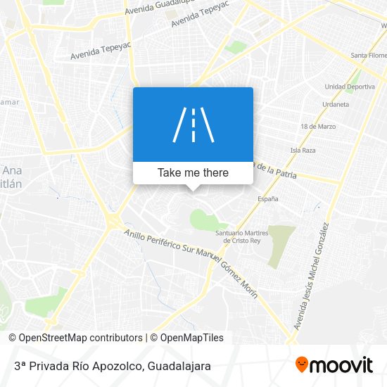 3ª Privada Río Apozolco map