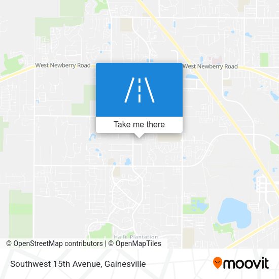Mapa de Southwest 15th Avenue