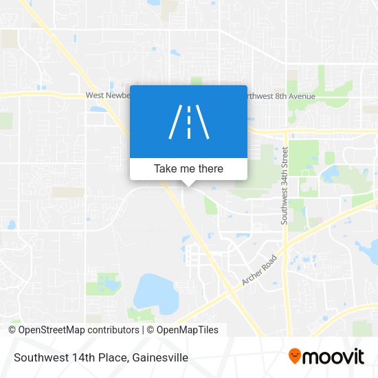 Mapa de Southwest 14th Place