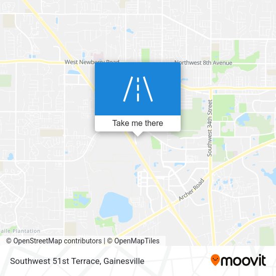 Mapa de Southwest 51st Terrace