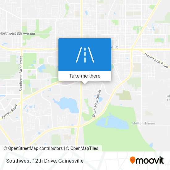 Mapa de Southwest 12th Drive