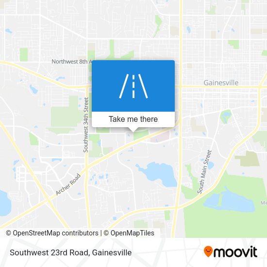 Southwest 23rd Road map