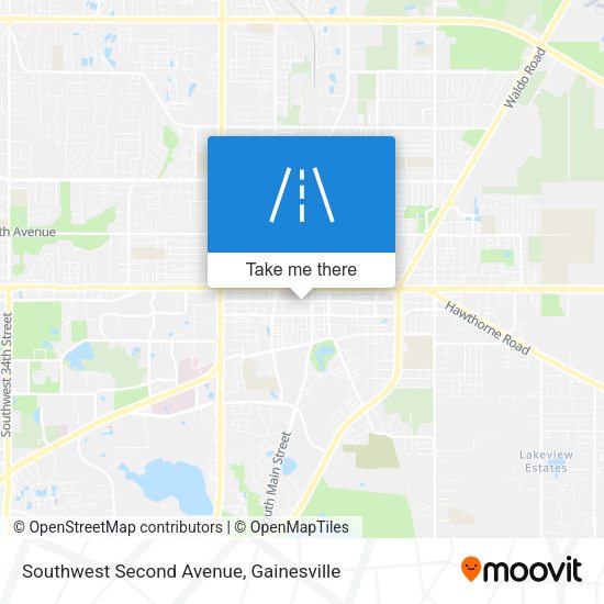 Mapa de Southwest Second Avenue