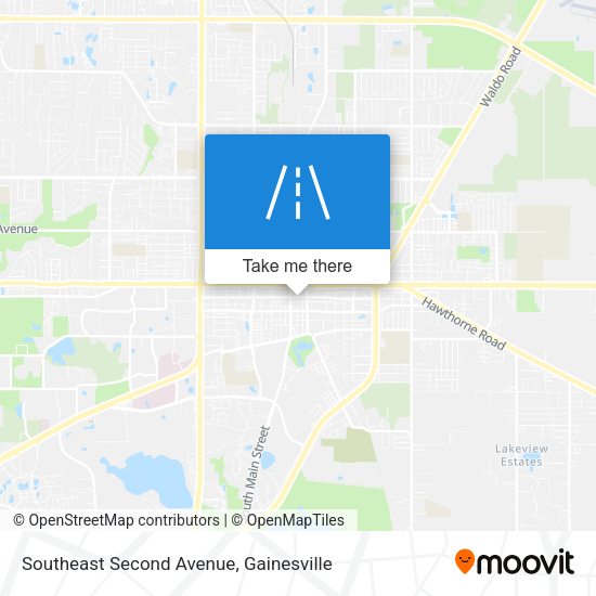 Southeast Second Avenue map