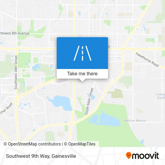 Southwest 9th Way map