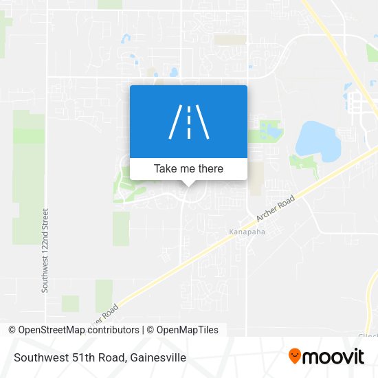 Southwest 51th Road map