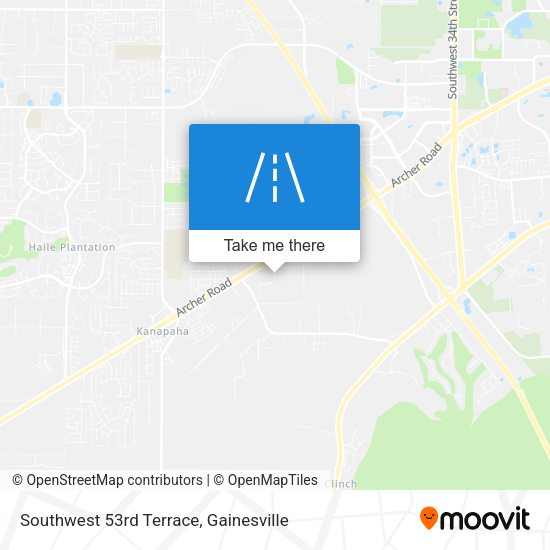 Southwest 53rd Terrace map