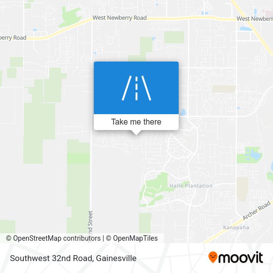 Mapa de Southwest 32nd Road