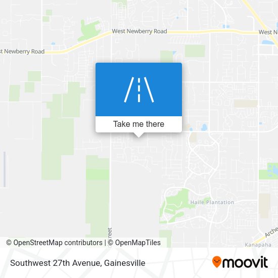 Mapa de Southwest 27th Avenue