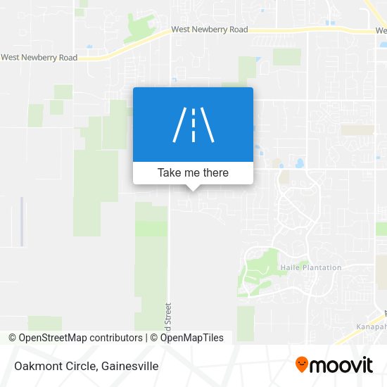 Oakmont Circle map