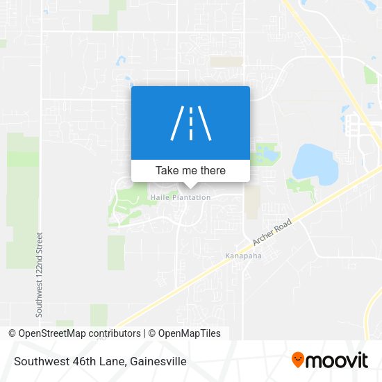 Mapa de Southwest 46th Lane