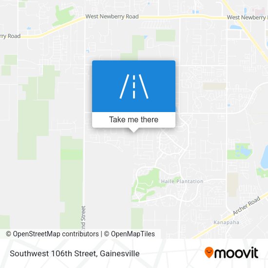 Mapa de Southwest 106th Street