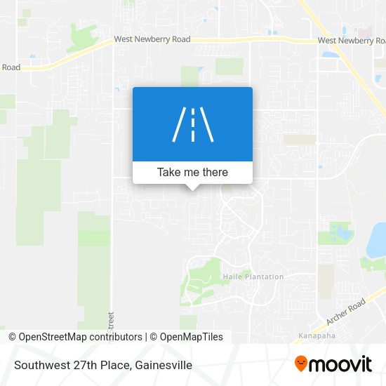 Mapa de Southwest 27th Place