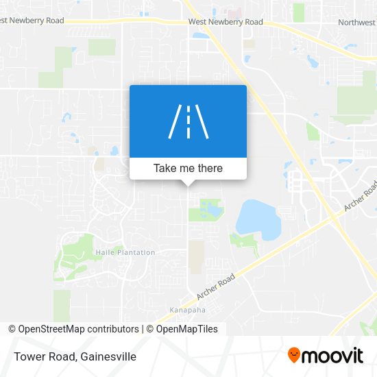 Mapa de Tower Road