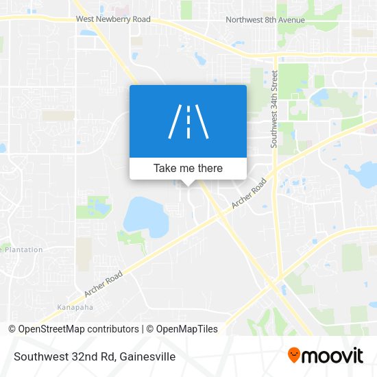Mapa de Southwest 32nd Rd