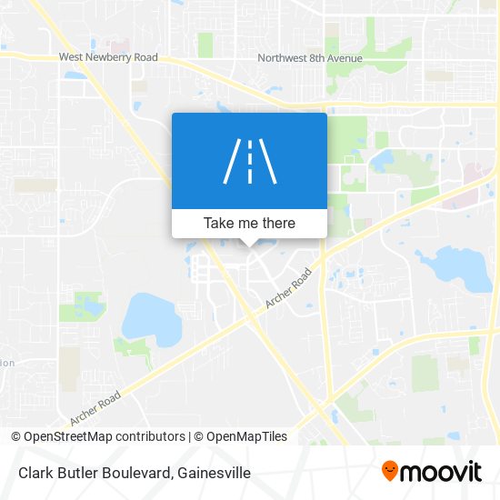 Clark Butler Boulevard map