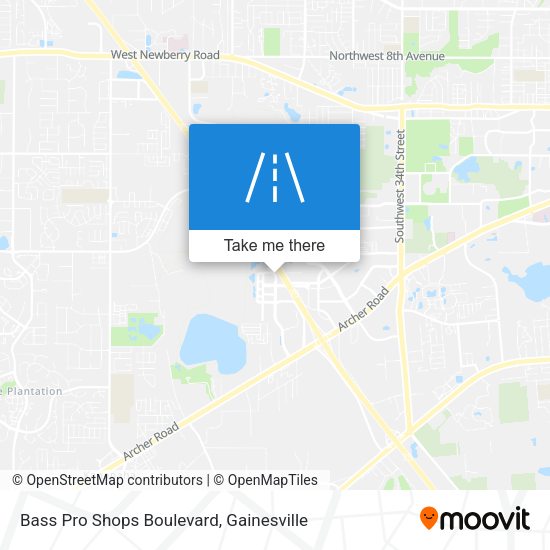 Bass Pro Shops Boulevard map