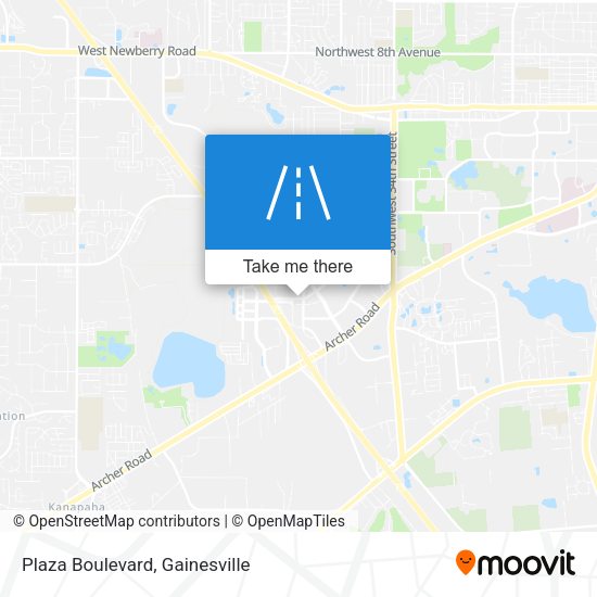 Plaza Boulevard map