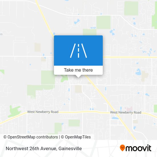 Northwest 26th Avenue map