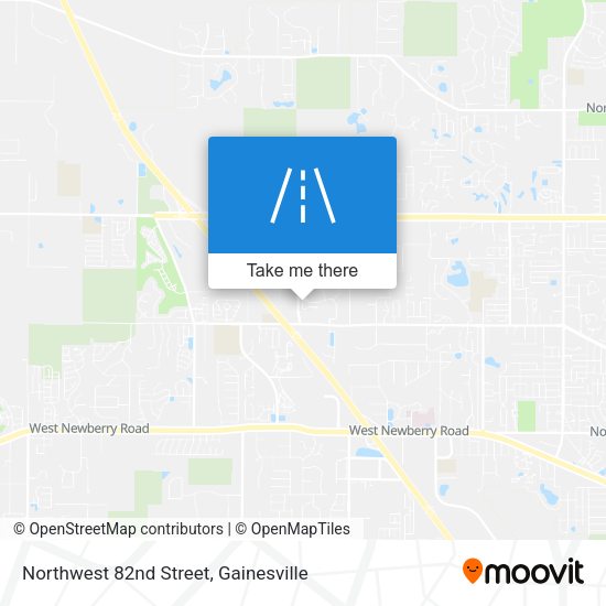 Northwest 82nd Street map