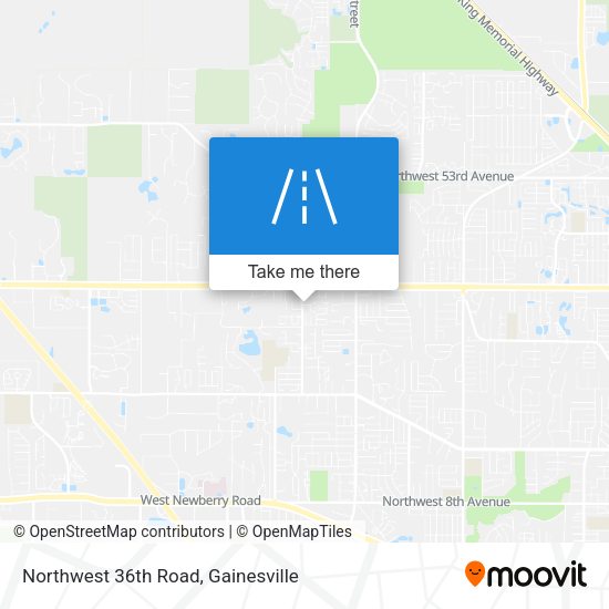 Mapa de Northwest 36th Road
