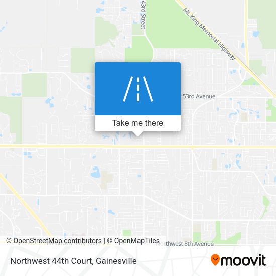 Northwest 44th Court map