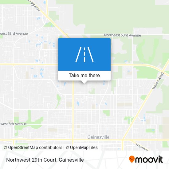 Northwest 29th Court map