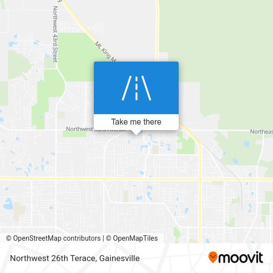 Northwest 26th Terace map