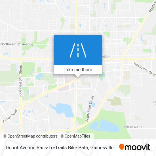 Mapa de Depot Avenue Rails-To-Trails Bike Path