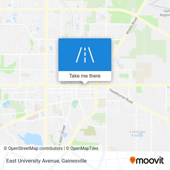 East University Avenue map
