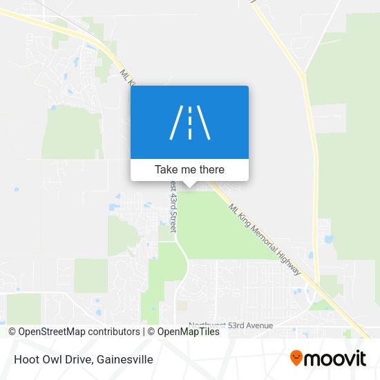 Hoot Owl Drive map