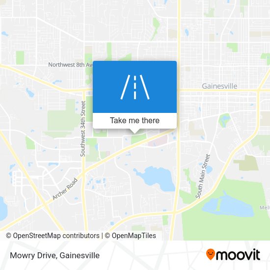 Mapa de Mowry Drive