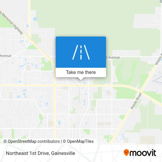 Mapa de Northeast 1st Drive