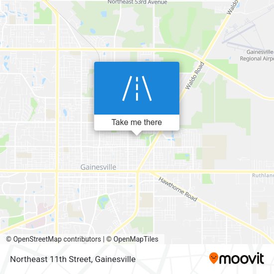 Northeast 11th Street map