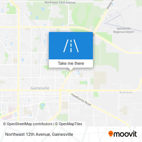 Mapa de Northeast 12th Avenue