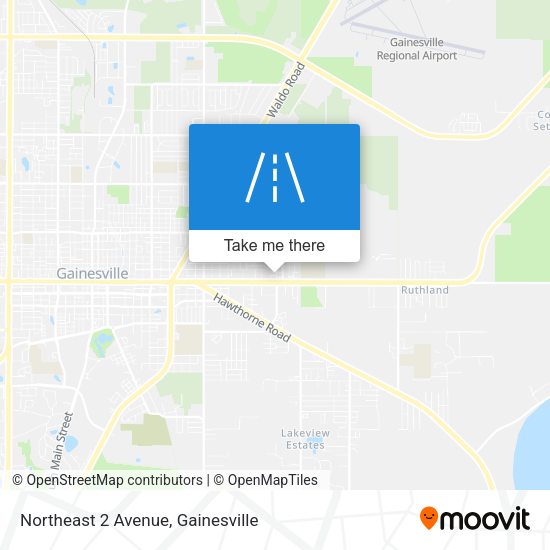 Northeast 2 Avenue map
