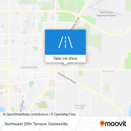 Mapa de Northeast 20th Terrace