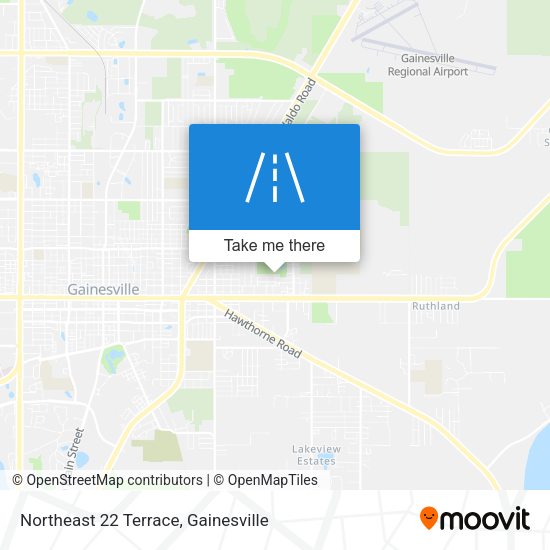 Northeast 22 Terrace map