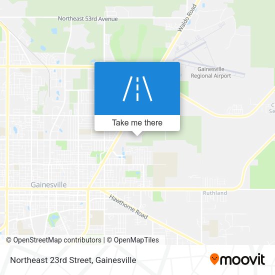 Mapa de Northeast 23rd Street