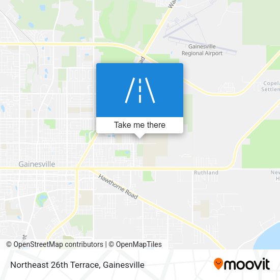 Mapa de Northeast 26th Terrace