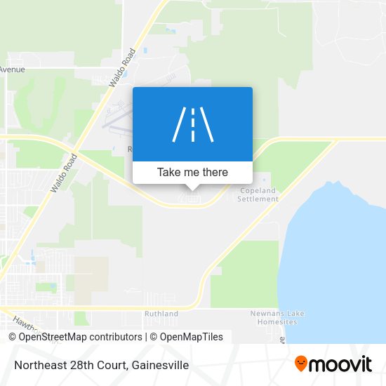 Northeast 28th Court map