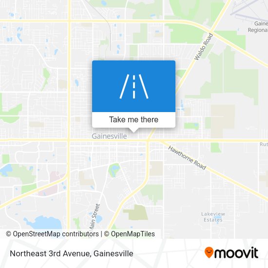 Northeast 3rd Avenue map