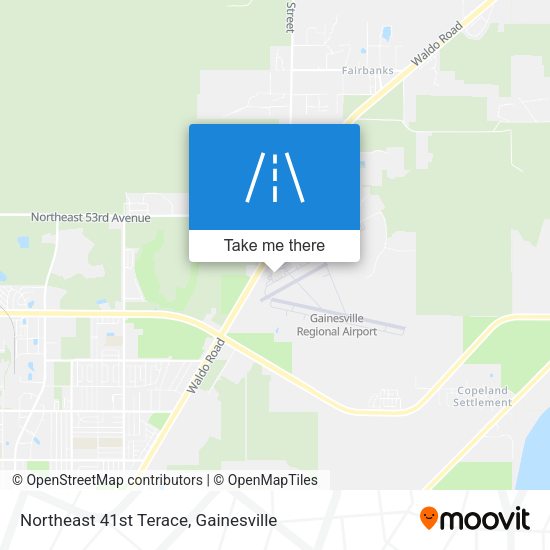 Northeast 41st Terace map