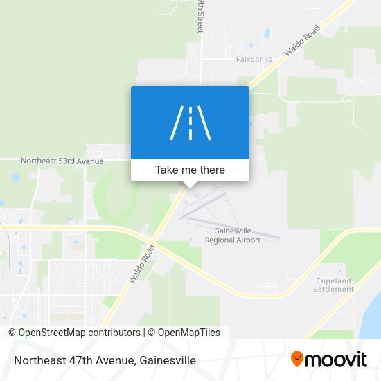 Northeast 47th Avenue map