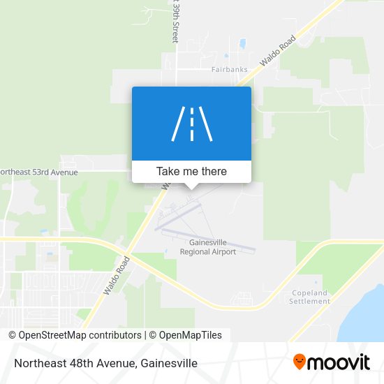 Northeast 48th Avenue map