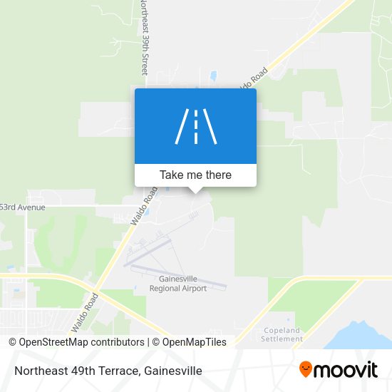 Mapa de Northeast 49th Terrace