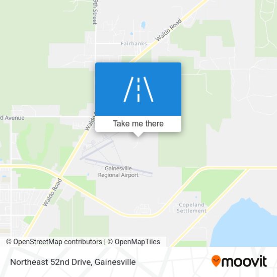 Northeast 52nd Drive map